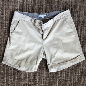 Trenery Shorts - Trenery Stretch Cotton Khaki Shorts - Size 12 Trenery Shorts - Trenery Stretch Cotton Khaki Shorts - Size 12